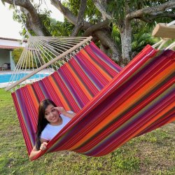 Hngekje Guatemalamix stof med 140 cm brede trstokke