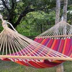 Hngekje Guatemalamix stof med 140 cm brede trstokke