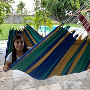 Brasil hngekje - Bomulds single classic hngekje