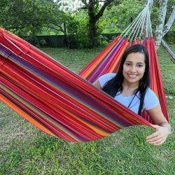 Prainha Extras Hngekje. Size Single i gyldent farvemix.