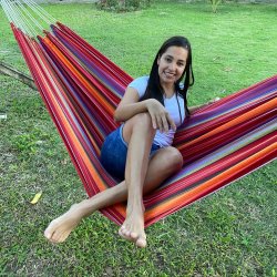 Prainha Extras Hngekje. Size Single i gyldent farvemix.