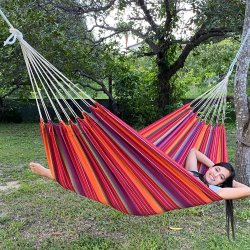 Prainha Extras Hngekje. Size Single i gyldent farvemix.