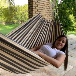 Prainha Tour Hngekje | Maritim stribet textil hngekje