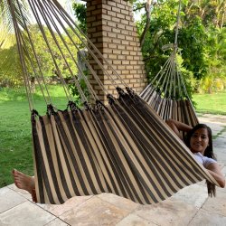 Prainha Tour Hngekje | Maritim stribet textil hngekje