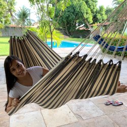 Prainha Tour Hngekje | Maritim stribet textil hngekje