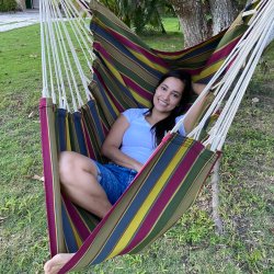 Forest Green Hngekjestol i 100% ny bomuldsstof