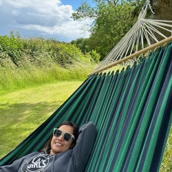 Tenda T Hngekje Mrk Stribet