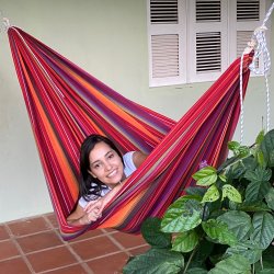 Kids Mundo hngekje uden bresnore i farverigt look