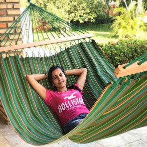 Hngekje med tvrpinde - dobbelt udendrs hngekje i PRO outdoor materiale.