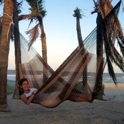 Familiehngekje i coated bomuldsnet C5