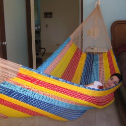 Familiehngekje i coated bomuldsnet C5