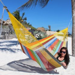 Mexicansk hngekje i coated bomuldsnet