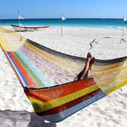 Mexicansk hngekje i coated bomuldsnet