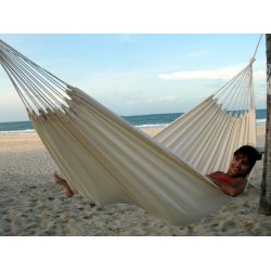 Naturhvid stofh�ngek�je Quality Single h�ngek�je