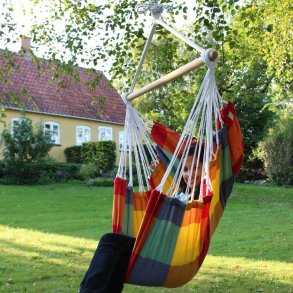 Hngekjestol med ternet stof