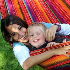 Kvalitets Stof hængekøje til børns leg og tumleri