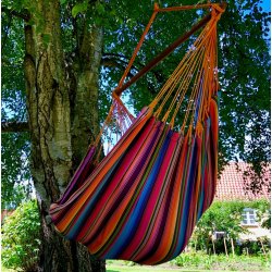 Indigo udelivs h�ngek�jestol i Outdoor PRO textil.