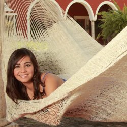 Kabel net hngekje K12 - tyk snor og hndfremstillet