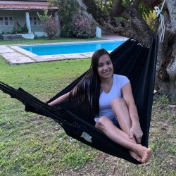 Sort Outdoor PRO hngekje - single duratex