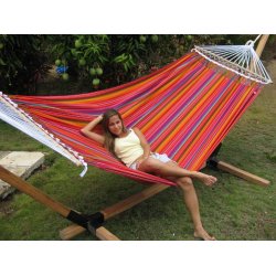 Hngekje Guatemalamix stof med 140 cm brede trstokke