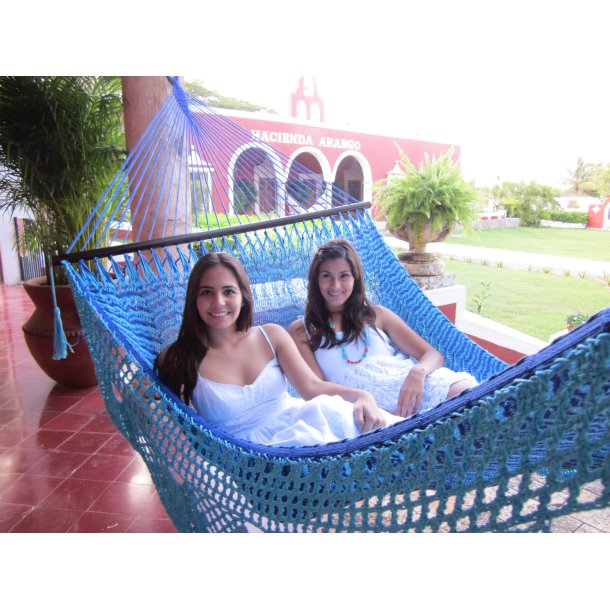 Mexico Hacienda Hngekje med 140 cm tvrpind og i Net