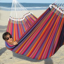 Indigo Hngekjen i Autentisk Maya Stof