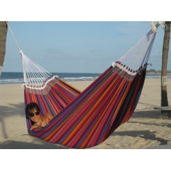 Indigo Hngekjen i Autentisk Maya Stof