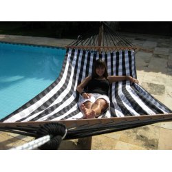 Trendy Hngekje udstrakt i bomuld med tern af sort og hvid