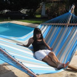 Excellent PRO hngekjen, Skandinavisk Pastel look med 1,6 m trstok