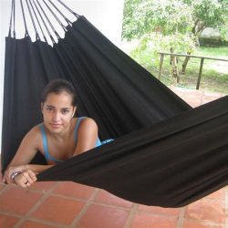 Sort Outdoor PRO hngekje - single duratex