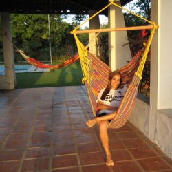 Hngekjestol i fine striber