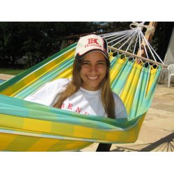 Frisk stofh&aelig;ngek&oslash;je med 80 cm bredde rundstokke