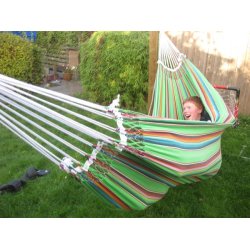 Stof h&aelig;ngek&oslash;je i gr&oslash;nt Mexican style - Remanso Mexico Gr&oslash;n