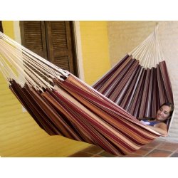 Strk stof hngekje i Vinrdt Stribet design