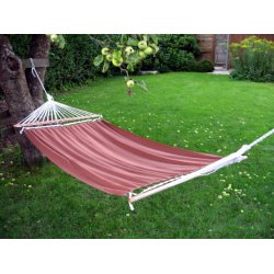 Brun h&aelig;ngek&oslash;je med 1,18 meter brede rundstokke