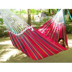 Stofhngekje i Mexico Rosa stribet. Remanso style