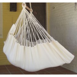 Hngekjestolen Piratos i naturhvid bomulds stof