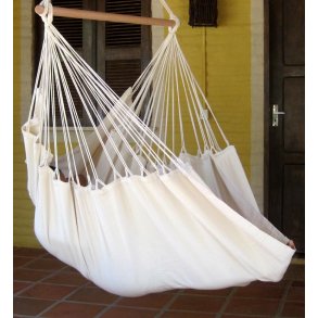 Hngekjestolen Piratos i naturhvid bomulds stof